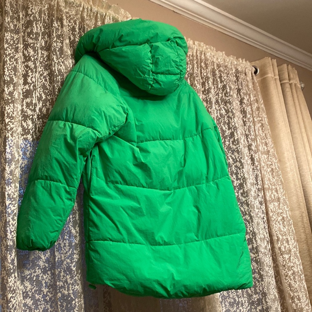 COPY - Puffer jacket Zara size S neon green